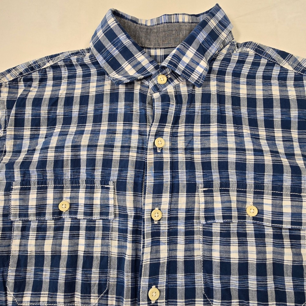 Tommy Bahama Men's Small‎ Blue Silk Camp Shirt